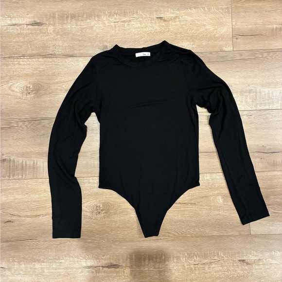 Wilfred Black Long Sleeve Bodysuit - Picture 1 of 3